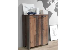 Sideboard & Skjenker-Torelles skjenk 74x153 cm Brun,Grey