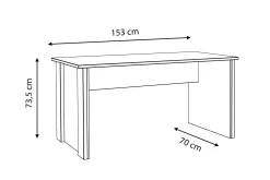 Torelles Skrivebord 153 cm
