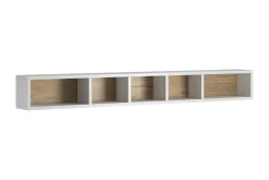 Oppbevaringsskap|Skap-Toreno Highboard 19x169 cm Natur,Hvit