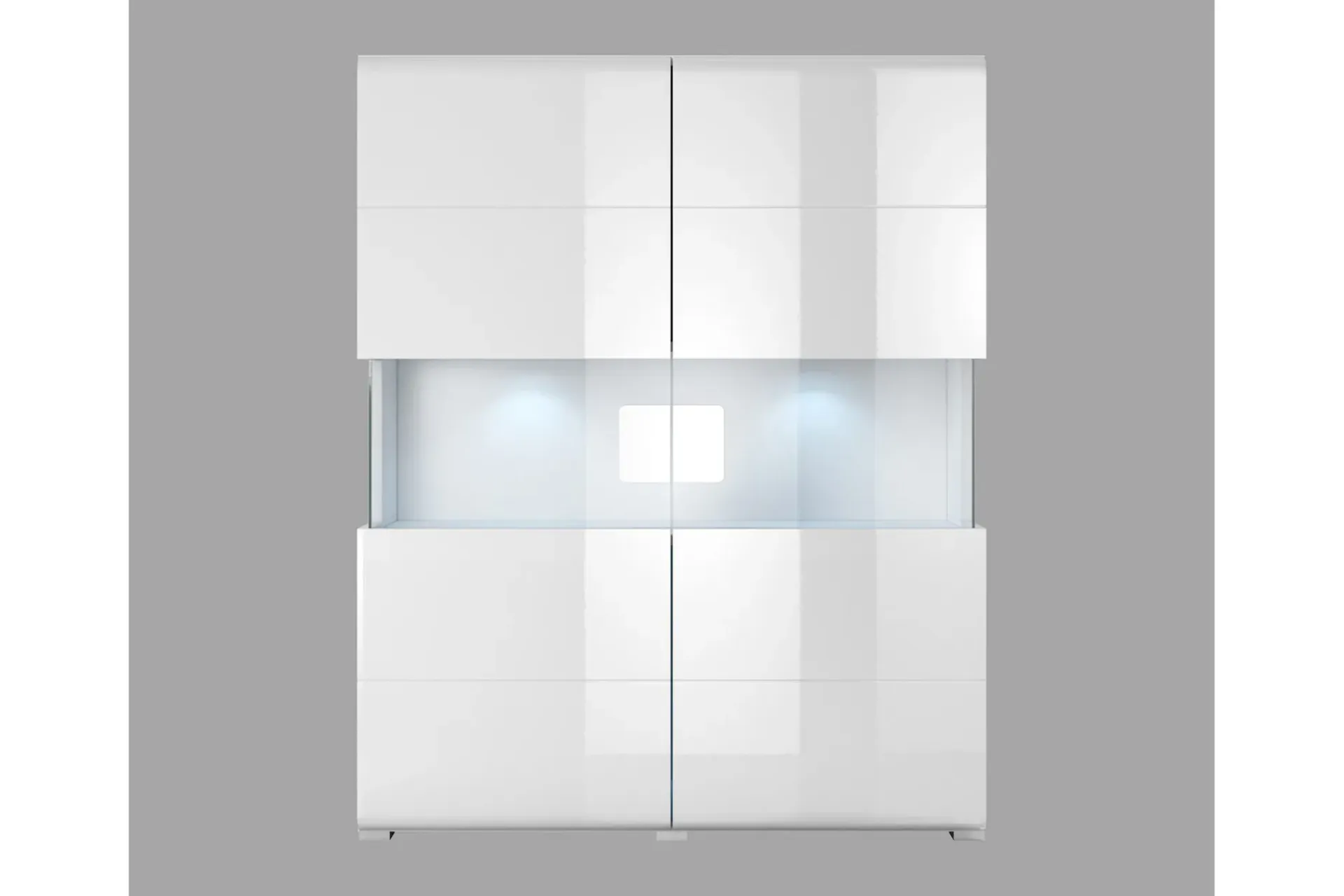 Oppbevaringsskap|Skap-Toreno Highboard 39x122 cm Hvit
