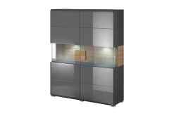 Oppbevaringsskap|Skap-Toreno Highboard 39x122 cm Natur,Antracit