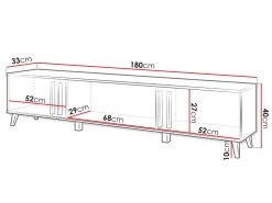 Torvos TV-benk 180 cm