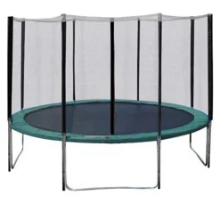 Trampoline HOME4YOU med grønt underlag 426 cm