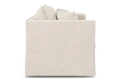 Andrarum Sovesofaer-Travstad 3-seters sovesofa i chenille, fremoverutslått Beige