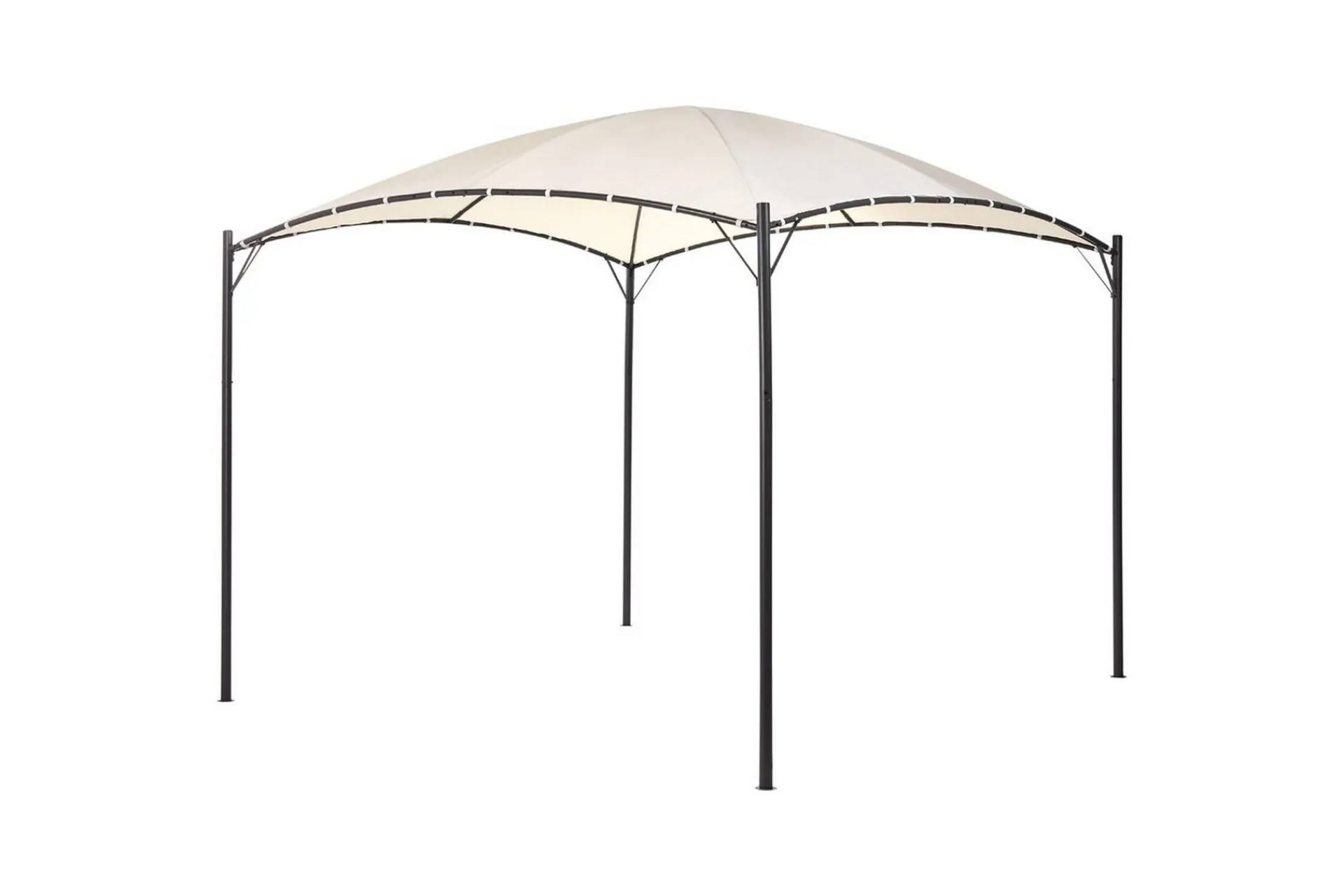 Pergola-Trädgårdspergola Beliani Vomero Beige/svart Beige||Black Beige,Svart