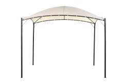 Pergola-Trädgårdspergola Beliani Vomero Beige/svart Beige||Black Beige,Svart