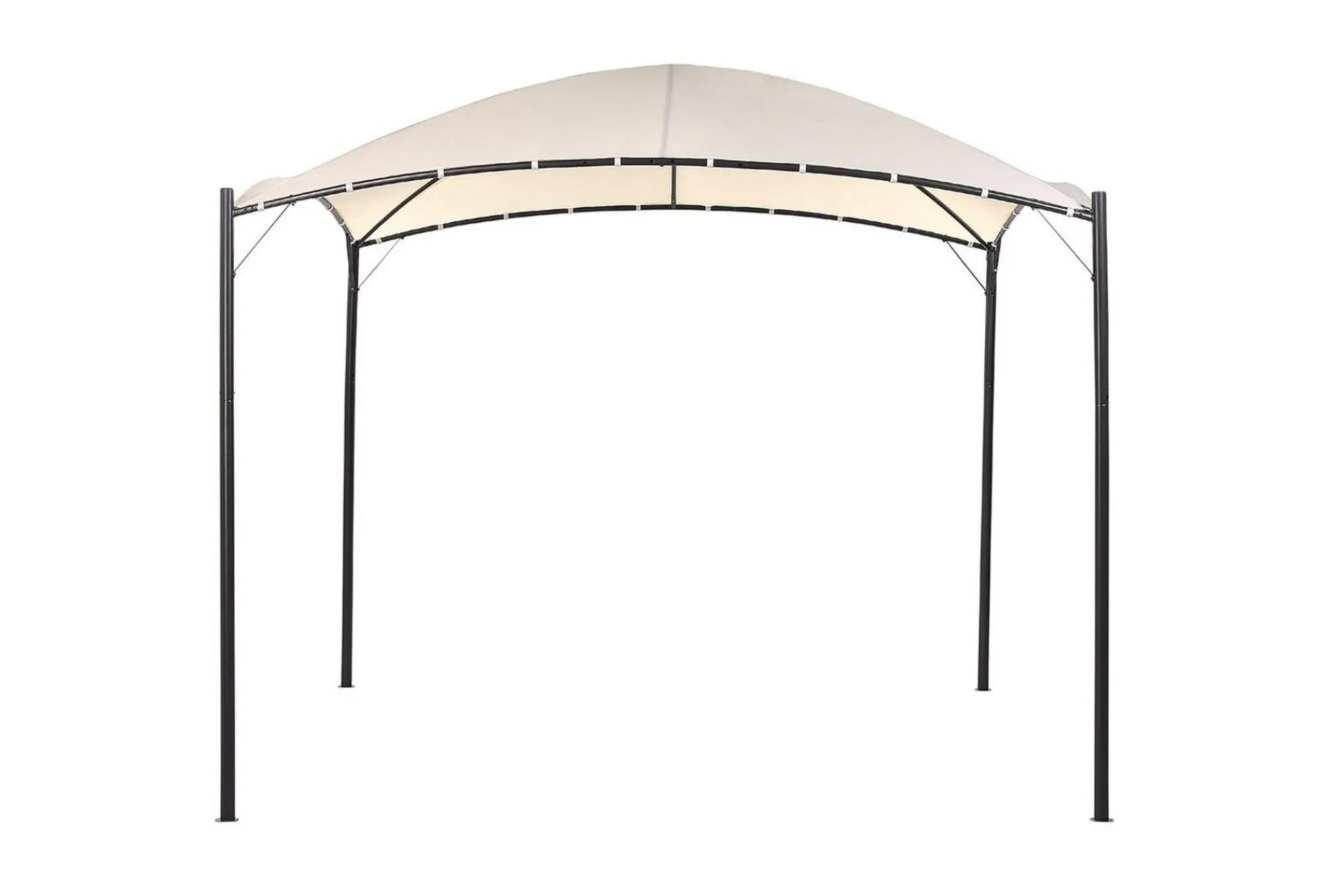Pergola-Trädgårdspergola Beliani Vomero Beige/svart Beige||Black Beige,Svart