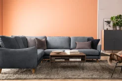 Scandi Days Hjørnesofa-Trend Lyx Hjørnesofa Vendbar Mørkegrå