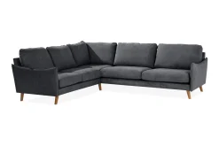 Scandi Days Hjørnesofa-Trend Lyx Hjørnesofa Vendbar Mørkegrå
