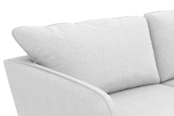 Scandi Days Sofa Med Sjeselong-Trend Lyx 4-seters Høyrevendt L-formet Sjeselongsofa i Stoff Lysegrå