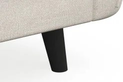 Scandi Days Sofa Med Sjeselong-Trend Lyx 4-seters Høyrevendt L-formet Sjeselongsofa i Stoff Beige