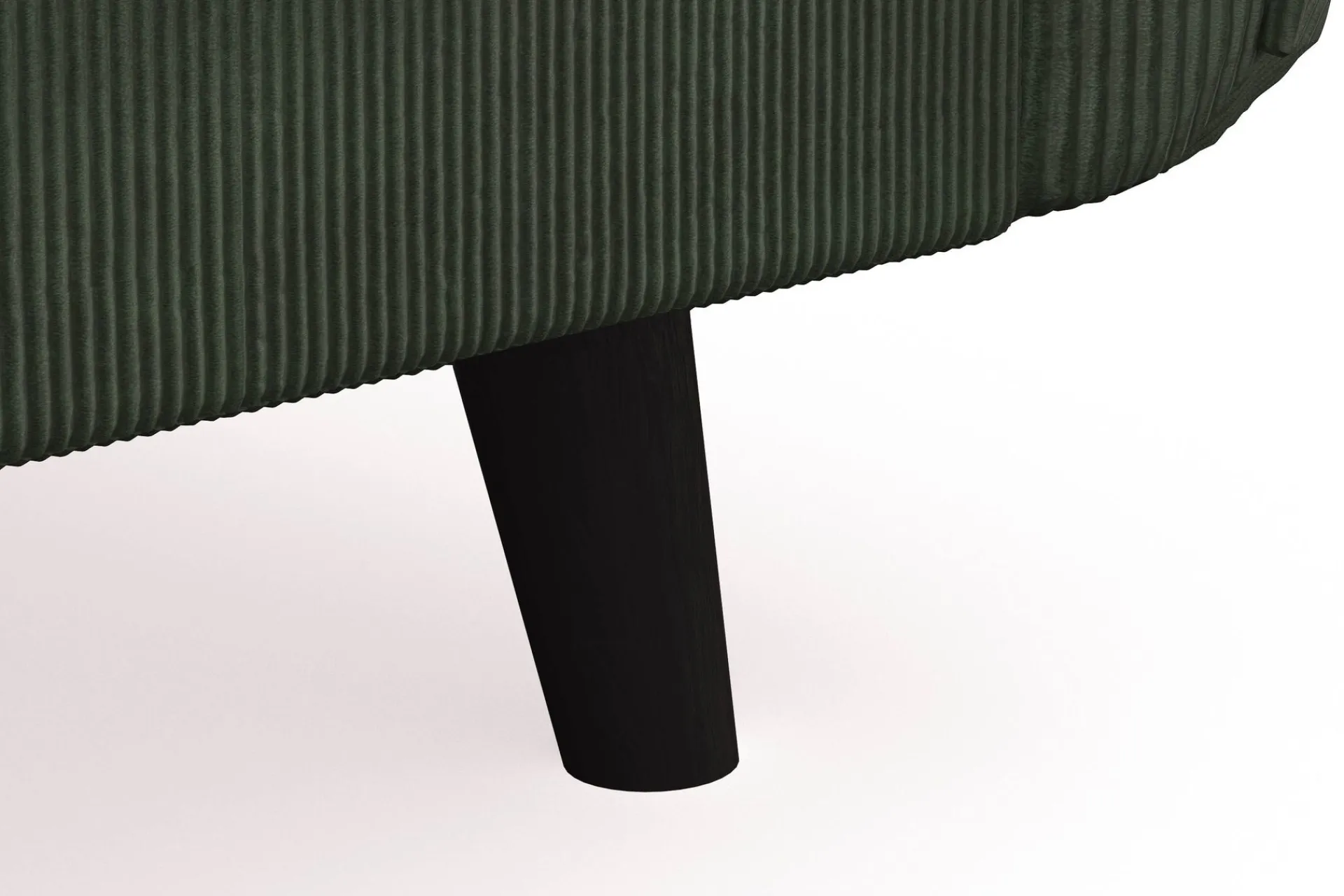 Scandi Days Sofa Med Sjeselong-Trend Lyx 3-seters Høyrevendt L-formet Sjeselongsofa i Manchester Mørkegrønn