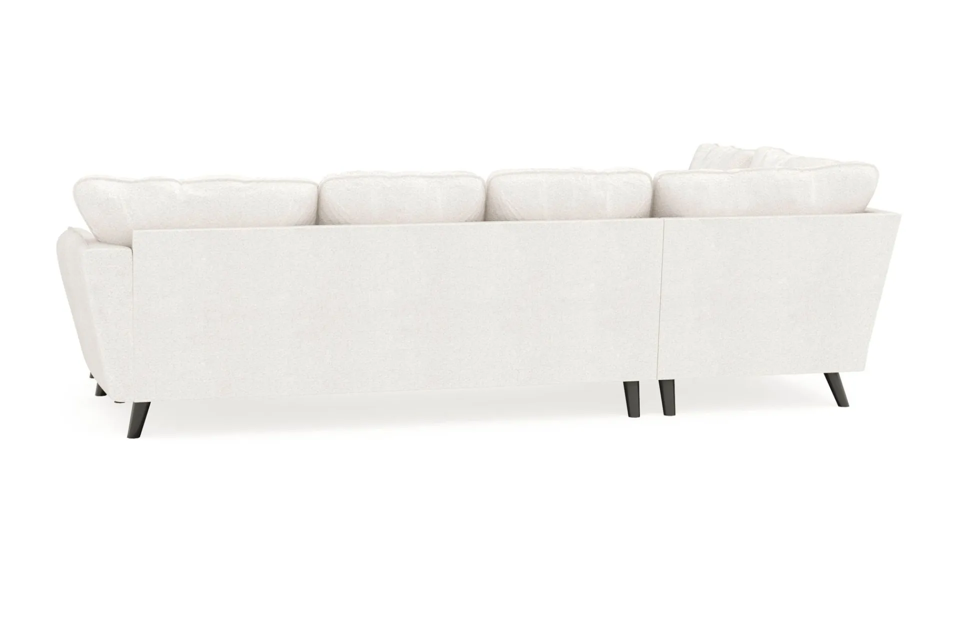 Scandi Days Trend Lyx 4-seters Høyrevendt U-formet Sofa med Divan og Sjeselong i Bouclé