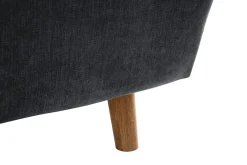 Scandi Days Hjørnesofa-Trend Lyx 6-seters Vendbar L-formet Hjørnesofa i Stoff Mørkegrå