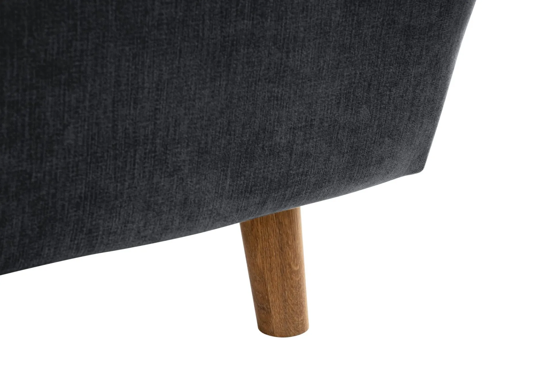 Scandi Days Hjørnesofa-Trend Lyx 6-seters Vendbar L-formet Hjørnesofa i Stoff Mørkegrå