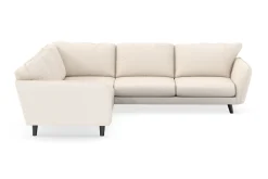 Scandi Days Hjørnesofa-Trend Lyx 6-seters Vendbar L-formet Hjørnesofa i Manchester Beige