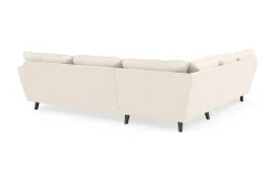 Scandi Days Hjørnesofa-Trend Lyx 6-seters Vendbar L-formet Hjørnesofa i Manchester Beige