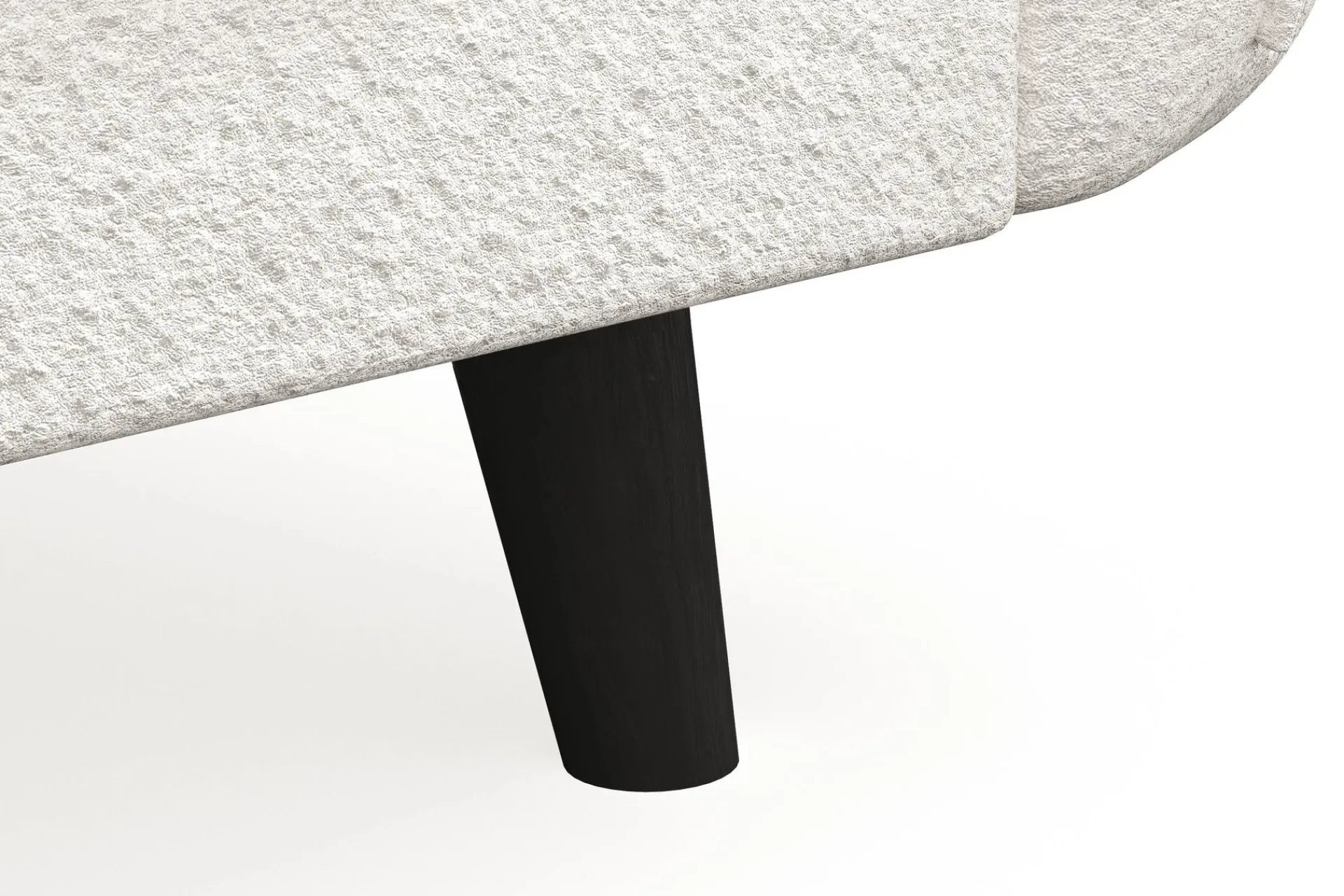Scandi Days U-Sofa-Trend Lyx 4-seters Venstrevendt U-formet Sofa med Divan og Sjeselong i Bouclé Hvit