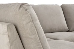 Scandi Days U-Sofa-Trend Lyx 4-seters Venstrevendt U-formet Sofa med Divan og Sjeselong i Stoff Beige
