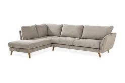 Scandi Days Trend Lyx 4-seters Venstrevendt L-formet Sjeselongsofa i Stoff