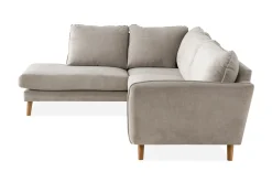 Scandi Days Trend Lyx 4-seters Venstrevendt L-formet Sjeselongsofa i Stoff