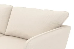 Scandi Days Sofa Med Sjeselong-Trend Lyx 3-seters Venstrevendt L-formet Sjeselongsofa i Manchester Beige