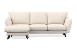 Scandi Days Trend Lyx 3-seters Venstrevendt L-formet Sjeselongsofa i Stoff