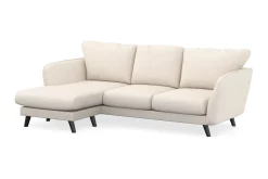 Scandi Days Trend Lyx 3-seters Venstrevendt L-formet Sjeselongsofa i Stoff