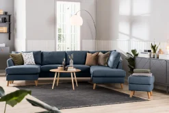 Scandi Days Trend 4-seters Høyrevendt U-formet Sofa med Divan og Sjeselong i Stoff