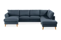 Scandi Days Trend 4-seters Høyrevendt U-formet Sofa med Divan og Sjeselong i Stoff