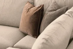 Scandi Days U-Sofa-Trend 4-seters Venstrevendt U-formet Sofa med Divan og Sjeselong i Stoff Beige