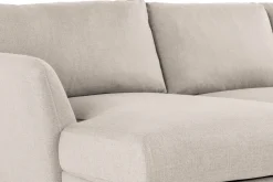 Scandi Days U-Sofa-Trend 4-seters Venstrevendt U-formet Sofa med Divan og Sjeselong i Stoff Beige
