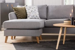 Scandi Days Trend 5-seters Venstrevendt U-formet Hjørnesofa med Divan i Stoff