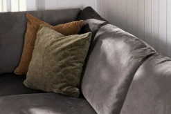 Scandi Days Trend 5-seters Venstrevendt U-formet Hjørnesofa med Divan i Fløyel