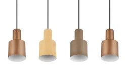 Trio Lighting Agudo Taklampe 4L E27 Flerfarget