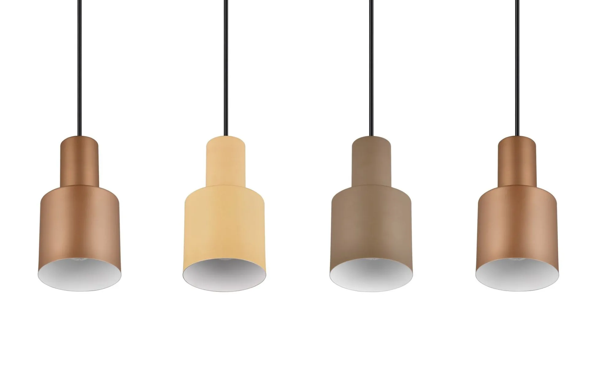 Trio Lighting Agudo Taklampe 4L E27 Flerfarget