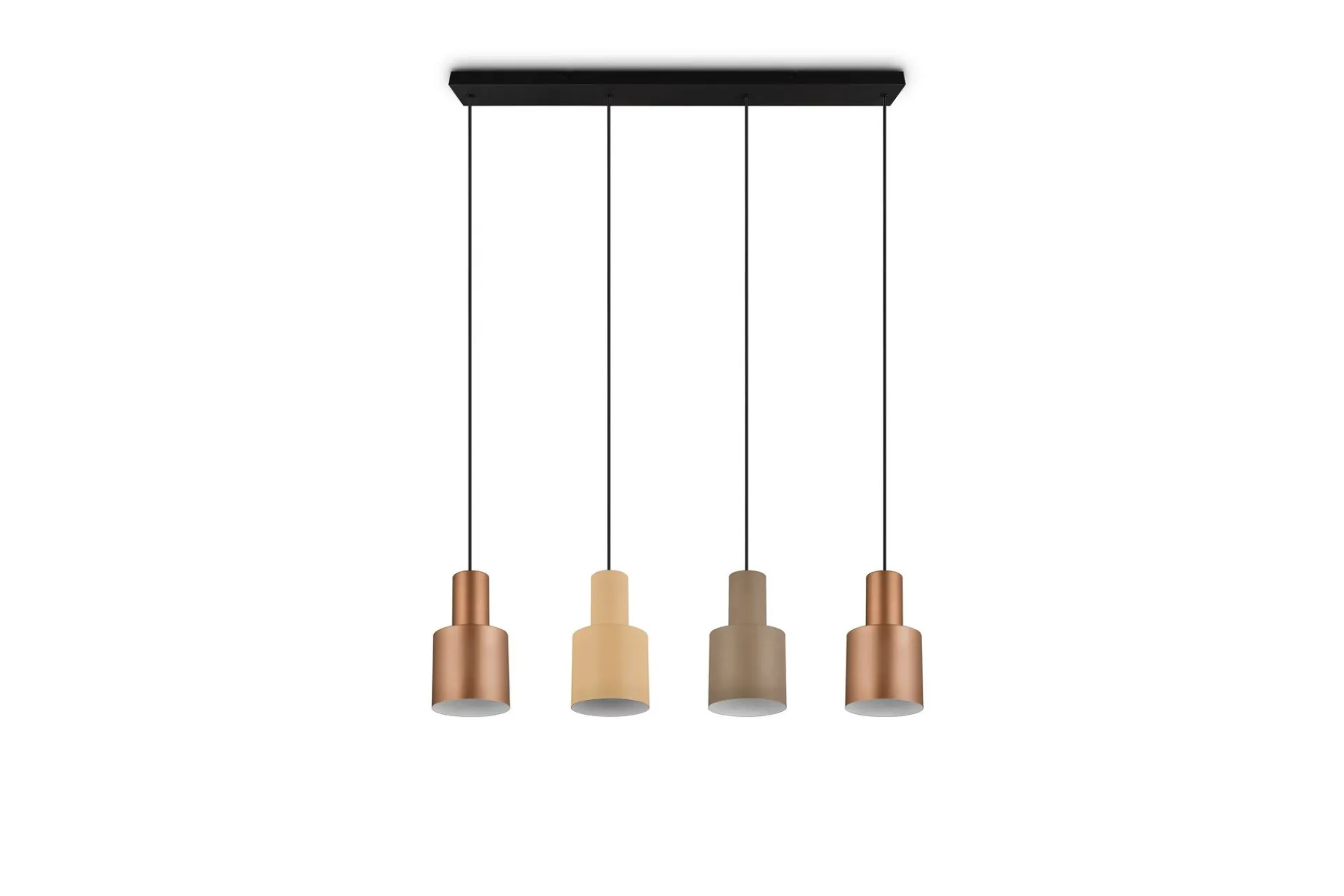 Trio Lighting Agudo Taklampe 4L E27 Flerfarget