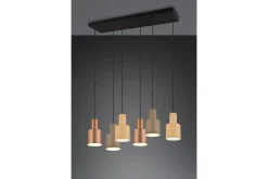 Trio Lighting Kjøkkenlampe|Vinduslampe-Agudo taklampe 6L E27 flerfarget Flerfärgad