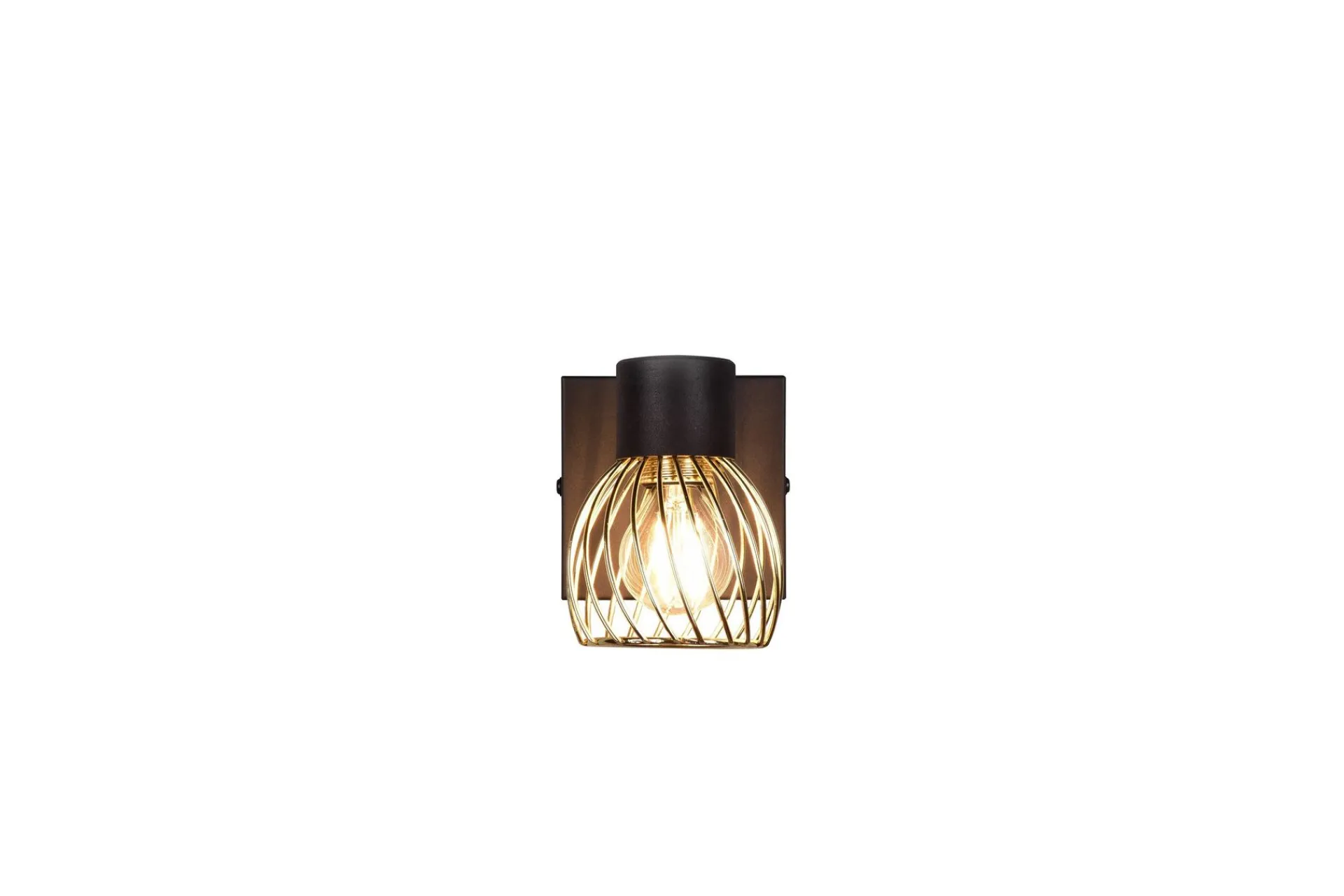 Trio Lighting Spotlights & Downlights-Ardon spotlight 1L E14 matt svart/polert messing Messing,Mattsvart
