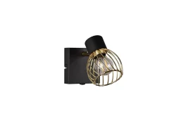 Trio Lighting Spotlights & Downlights-Ardon spotlight 1L E14 matt svart/polert messing Messing,Mattsvart