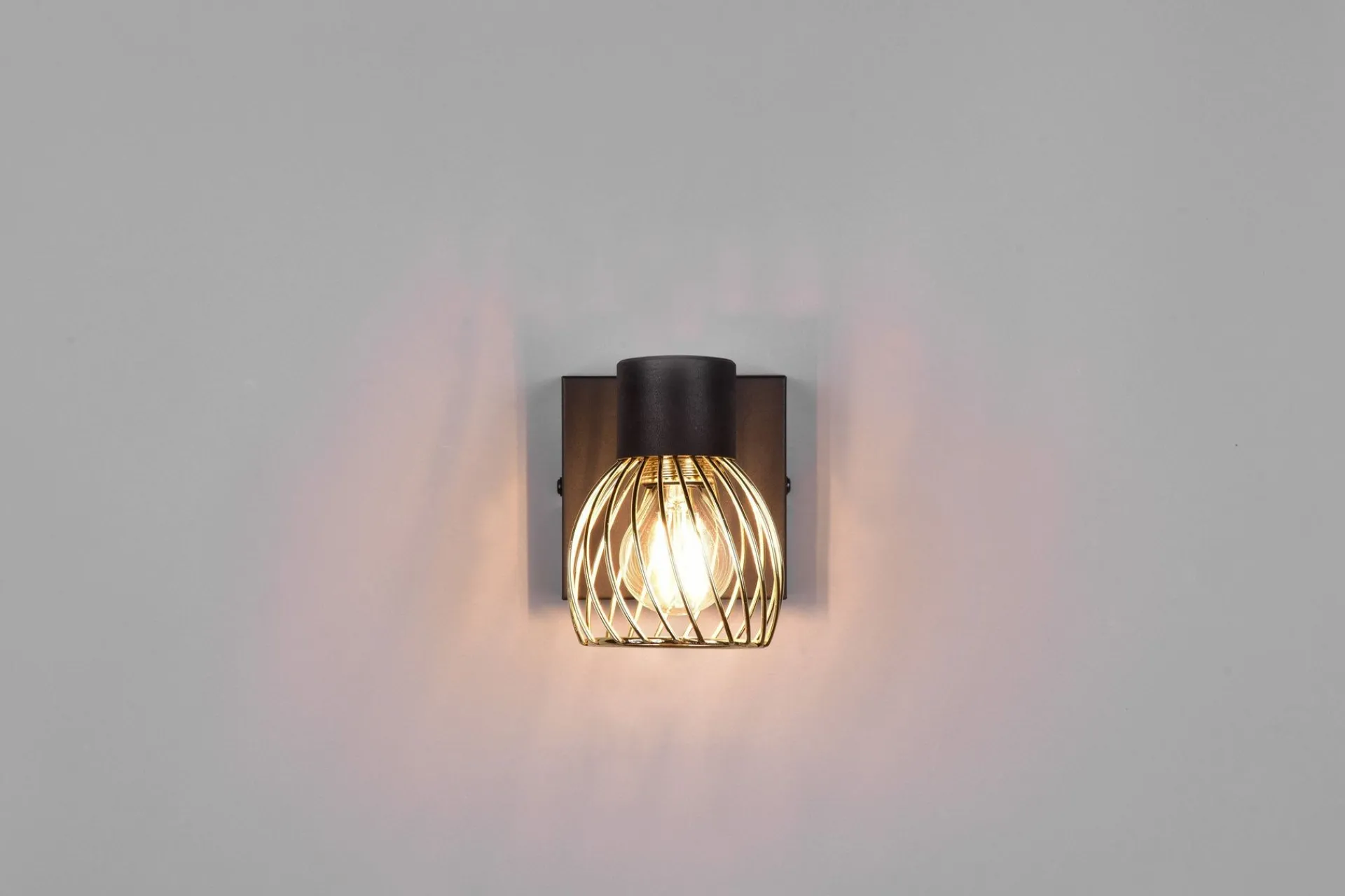 Trio Lighting Spotlights & Downlights-Ardon spotlight 1L E14 matt svart/polert messing Messing,Mattsvart