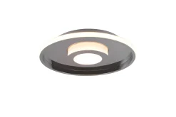 Trio Lighting Taklampe|Kjøkkenlampe-Ascari H2O LED plafond 40 cm Krom