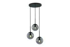 Trio Lighting Balini taklampe 3L E14 antrasitt