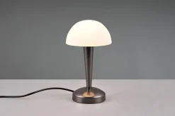 Trio Lighting Nattbordslampe|Bordlampe-Canaria Bordlampe E14 (inkl.) svart/krom Svart,Krom