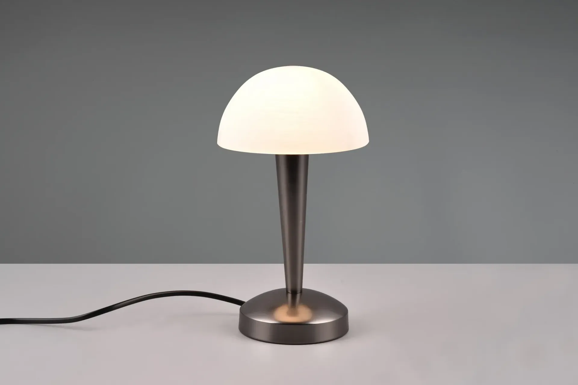 Trio Lighting Nattbordslampe|Bordlampe-Canaria Bordlampe E14 (inkl.) svart/krom Svart,Krom