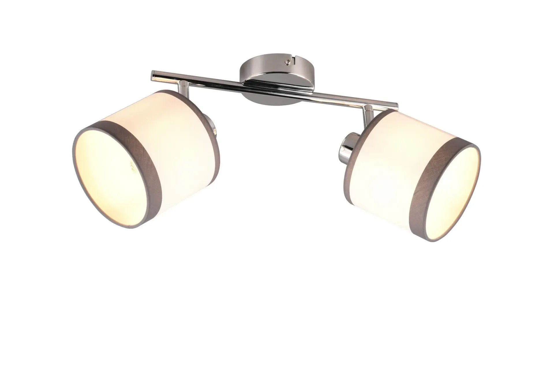 Trio Lighting Davos spotlight 2L E14 krom/hvit
