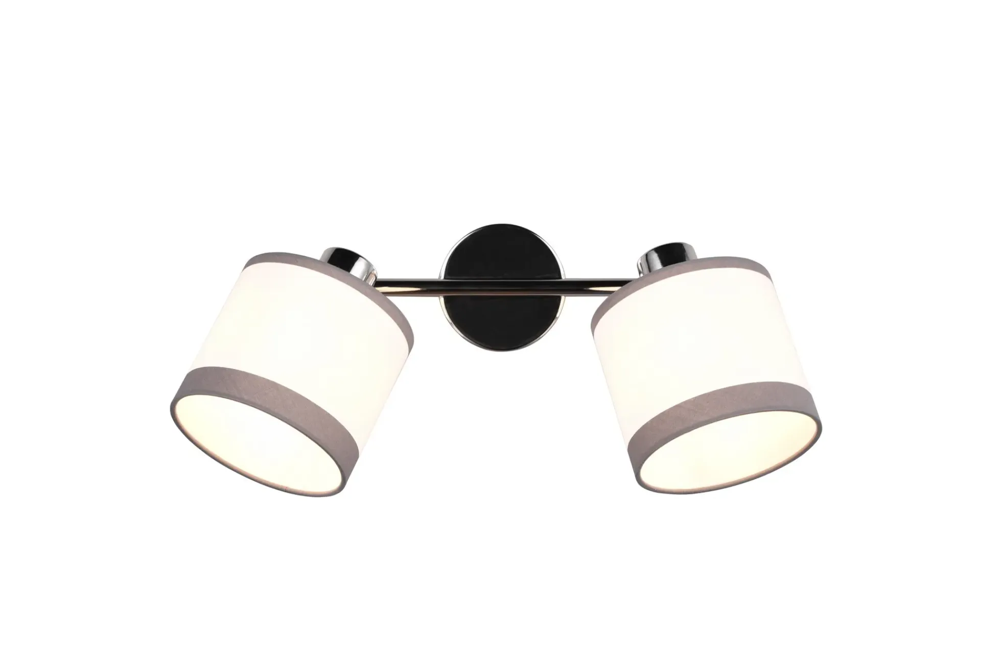 Trio Lighting Davos spotlight 2L E14 krom/hvit