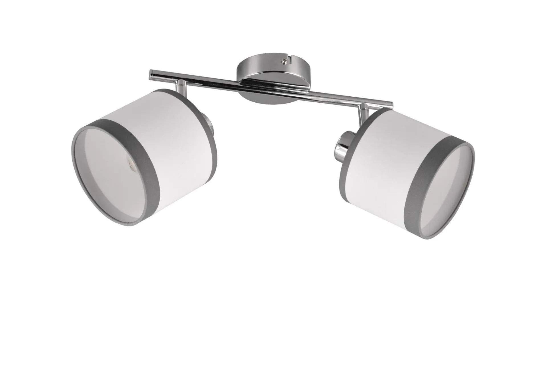 Trio Lighting Davos spotlight 2L E14 krom/hvit