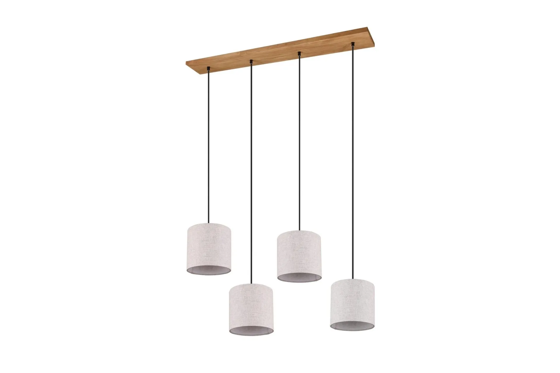 Trio Lighting Taklampe|Stuelampe-Elmau taklampe 4L E27 tre/ Beige