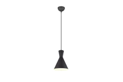 Trio Lighting Enzo taklampe E27 matt sort